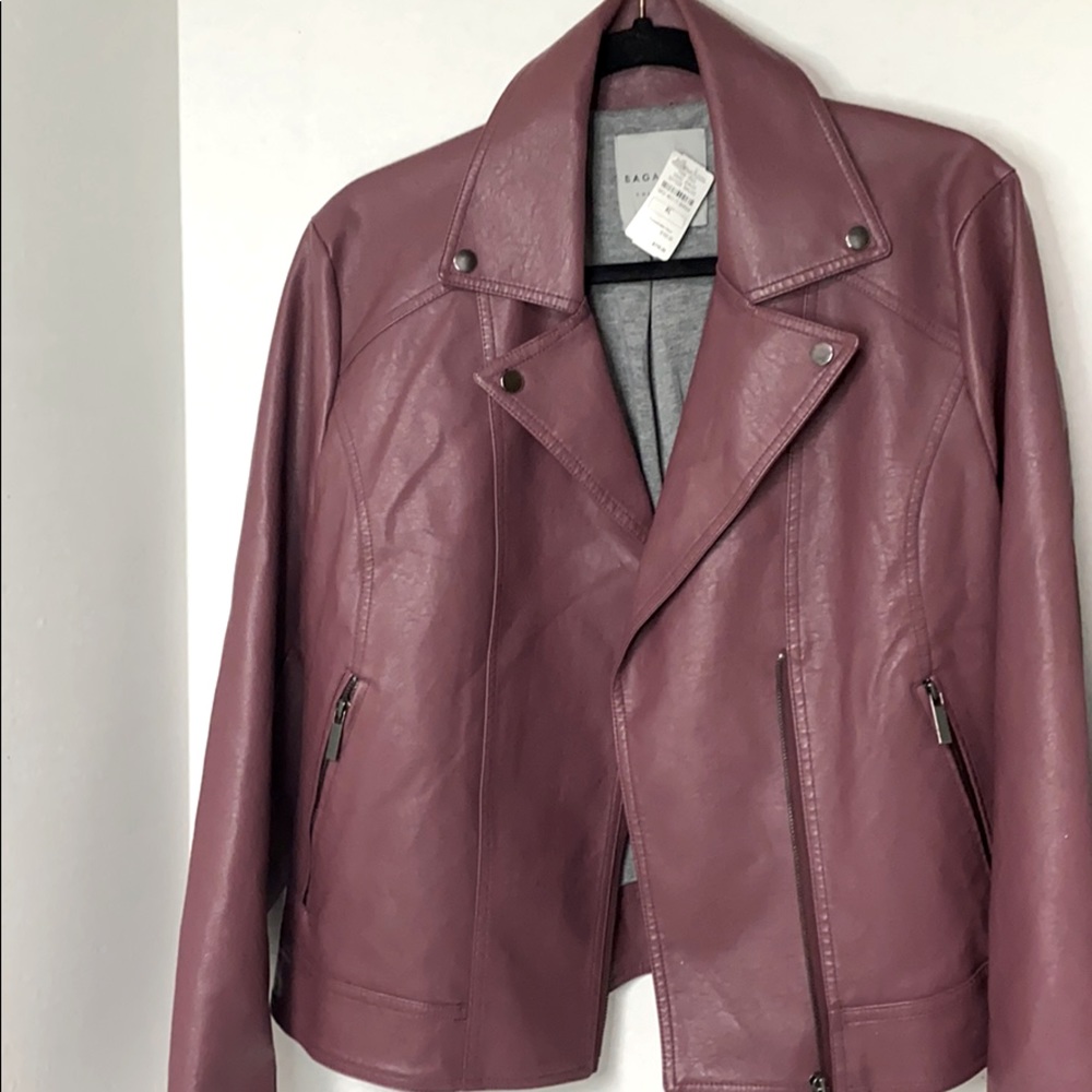 Bagatelle Vegan Leather Moto Jacket XL